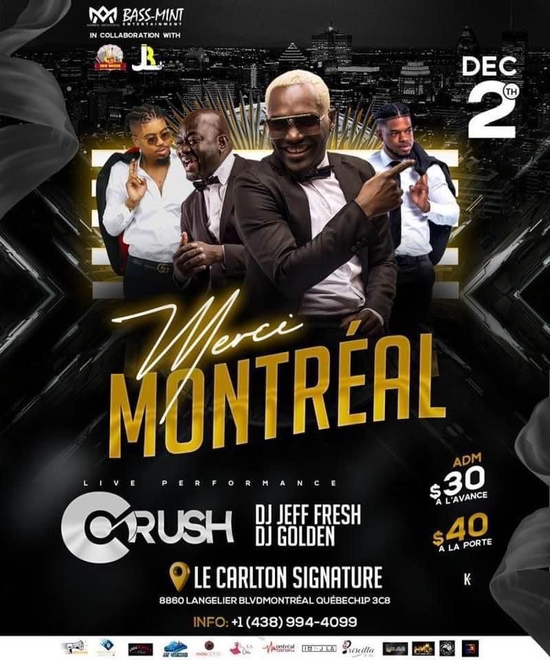 Crush: Merci Montréal